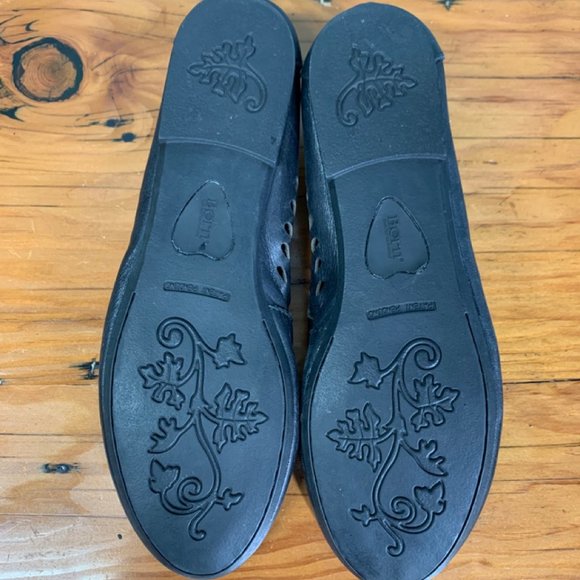 #LIKE NEW# Born Black Leather Mary Jane Ballet Flats Size 7 - Picture 10 of 10